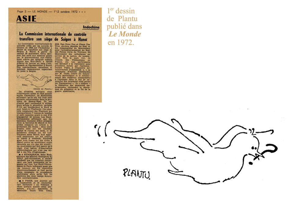Plantu, 40 ans de dessins dans Le Monde | Michel Kichka